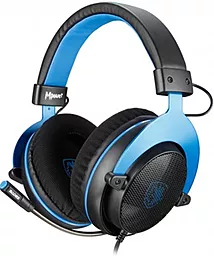 Наушники Sades SA-723 Mpower Black/Blue - фото Наушники Sades SA-723 Mpower Black/Blue