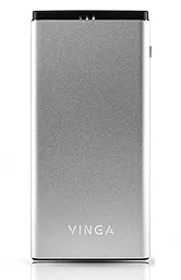 Повербанк Vinga BTPB1010QCALS 10000 mAh Silver - фото Повербанк Vinga BTPB1010QCALS 10000 mAh Silver