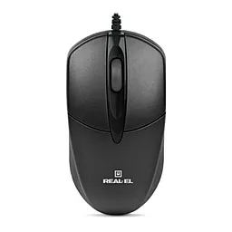 Комп'ютерна мишка REAL-EL RM-211 USB Black - мініатюра 1