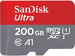 Карта памяти SanDisk microSDXC 200GB Ultra Class 10 UHS-I U1 A1 (SDSQUAR-200G-GN6MN)
