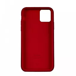Чехол Silicone Case Full для Apple iPhone 11 Pro Max China Red - миниатюра 2