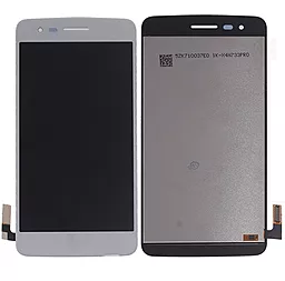 Дисплей LG K8 2017 (LGM-K120L, LGM-K120S, M200, US215, X240, X300) (40pin) з тачскріном, Silver