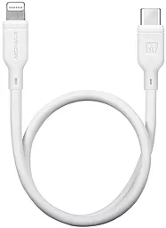 Кабель Momax Zero USB Type-C - Lightning 18w 3a 0.3м PD сable White