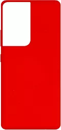 Чехол Epik Silicone Cover Full without Logo (A) Samsung G998 Galaxy S21 Ultra Red