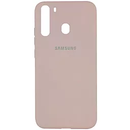 Чехол Epik Silicone Cover Full Protective (A) Samsung A215 Galaxy A21  Pink Sand