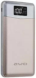 Повербанк Awei P30K 10000 mAh Luxury Gold - фото Повербанк Awei P30K 10000 mAh Luxury Gold