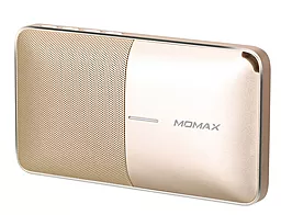 Колонки акустические Momax Zonic 2 in1 Power Gold - фото Колонки акустические Momax Zonic 2 in1 Power Gold