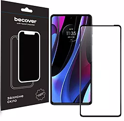 Защитное стекло BeCover для Motorola Edge 30 Pro 5G Black (709178)