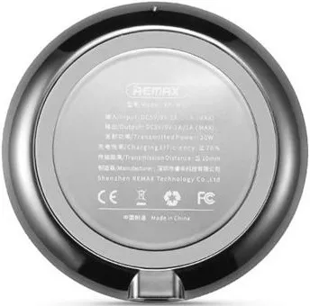 Беспроводное (индукционное) зарядное устройство Remax RP-W11 2a wireless charger Silver (RP-W11-SILVER) - фото 2