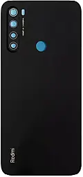 Задня кришка корпусу Xiaomi Redmi Note 8 / Redmi Note 8 2021 зі склом камери Space Black - фото Задня кришка корпусу Xiaomi Redmi Note 8 / Redmi Note 8 2021 зі склом камери Space Black