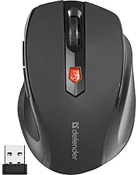 Компьютерная мышка Defender Ultra MM-315 Wireless Black (52315)