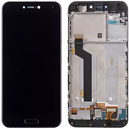 Дисплей Xiaomi Mi5C з тачскріном і рамкою, оригінал, Black