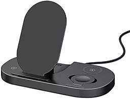 Беспроводная док-станция EasyLife GY-Z6S 3-in-1 15w wireless charger black - фото Беспроводная док-станция EasyLife GY-Z6S 3-in-1 15w wireless charger black