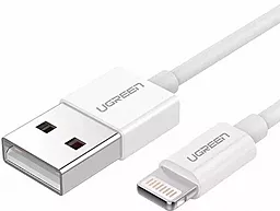 Кабель USB Ugreen US155 12w 2.4A 2M Lightning cable white (20730) - миниатюра 4