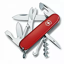 Мультитул Victorinox Climber (1.3703.TB1) Красный полупрозрачный - фото Мультитул Victorinox Climber (1.3703.TB1) Красный полупрозрачный