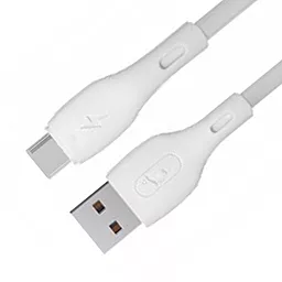 Кабель SkyDolphin S22T Soft Silicone USB-A - Type-C 12w 2.4a 1м cable White - миниатюра 2 Кабель SkyDolphin S22T Soft Silicone USB-A - Type-C 12w 2.4a 1м cable White - миниатюра 2