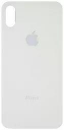 Задняя крышка корпуса Apple iPhone X (small hole) Silver