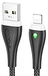 Кабель Borofone BX100 Advantage USB-A - Lightning 12w 2.4a 1м cable Black - фото Кабель Borofone BX100 Advantage USB-A - Lightning 12w 2.4a 1м cable Black
