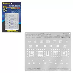 BGA трафарет (для реболлинга) Mechanic S24-39 exynos 7570 / 3475 SC9830 A / 7730S CPU - фото BGA трафарет (для реболлинга) Mechanic S24-39 exynos 7570 / 3475 SC9830 A / 7730S CPU