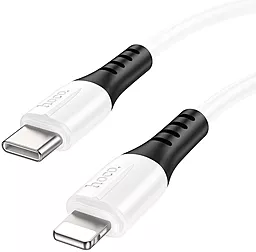 Кабель USB PD Hoco X82 Silicone 20W USB Type-C - Lightning Cable White - миниатюра 2