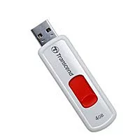 Флешка Transcend JetFlash 530 4Gb (TS4GJF530) White/red - фото Флешка Transcend JetFlash 530 4Gb (TS4GJF530) White/red