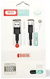 Кабель XO NB-Q166 USB-A - micro USB 25w 5a 1м cable Black - мініатюра 3