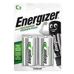 Акумулятор Energizer Power Plus C (R14) Ni-MH 2500mAh BL 2шт. - фото Акумулятор Energizer Power Plus C (R14) Ni-MH 2500mAh BL 2шт.