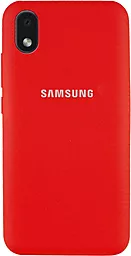 Чехол Epik Silicone Cover Full Protective (AA) Samsung A013 Galaxy A01 Core, M013 Galaxy M01 Core Red