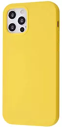 Чохол Wave Full Silicone Cover для Apple iPhone 12, iPhone 12 Pro Yellow