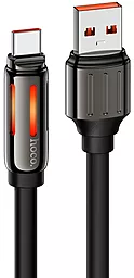 Кабель Hoco U136 USB-A - Type-C 60w 5a 1.2м cable Black - фото Кабель Hoco U136 USB-A - Type-C 60w 5a 1.2м cable Black