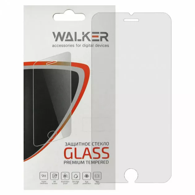Защитное стекло Walker 2.5D Apple iPhone 6 Plus, iPhone 6s Plus Clear (тех. пак.) - фото 1