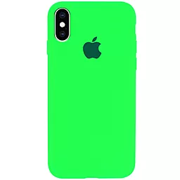 Чохол Epik Full Silicone case для Apple iPhone X, iPhone XS Neon Green