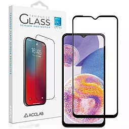 Защитное стекло ACCLAB Full Glue для Samsung Galaxy A23 4G Черный - фото Защитное стекло ACCLAB Full Glue для Samsung Galaxy A23 4G Черный