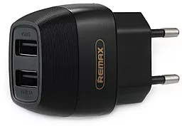 Сетевое зарядное устройство Remax RP-U29 2.1a 2xUSB-A ports charger Black
