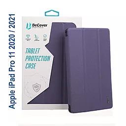 Чехол для планшета BeCover Soft TPU с креплением Apple Pencil для Apple iPad Air 10.9" 2020, 2022, iPad Pro 11" 2018, 2020, 2021, 2022  Purple (706772)