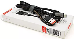 USB Кабель iKaku KSC-192 Gediao Zinc Alloy 3.2A micro USB Cable Black