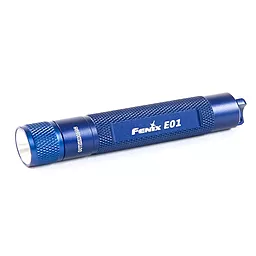 Фонарик Fenix E01 Nichia white GS LED Синий - фото Фонарик Fenix E01 Nichia white GS LED Синий