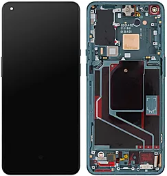 Дисплей OnePlus 9 Pro (LE2120, LE2121, LE2123, LE2125, LE2127) з тачскріном і рамкою, оригінал, Green