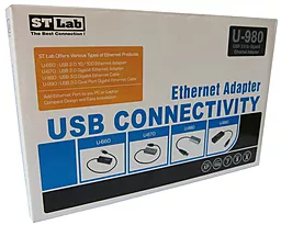 Адаптер STLab USB 3.0 - RJ-45 Chipset Realtek RTL8153 (U-980) - миниатюра 5