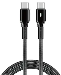 Кабель WIWU Wi-C075 Duralink USB Type-C - Type-C 60w 3a 1м PD cable Black - фото Кабель WIWU Wi-C075 Duralink USB Type-C - Type-C 60w 3a 1м PD cable Black
