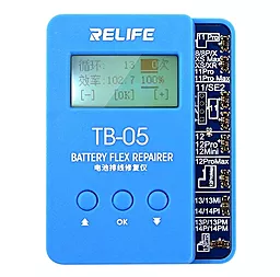 Программатор Relife TB-05 для сброса циклов и процента износа аккумулятора для Apple iPhone 8 - 14 Pro Max - фото Программатор Relife TB-05 для сброса циклов и процента износа аккумулятора для Apple iPhone 8 - 14 Pro Max