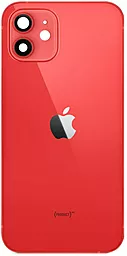 Задняя крышка корпуса Apple iPhone 12 со стеклом камеры Original Red