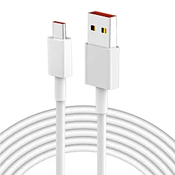 Кабель USB Xiaomi 120W 6A 2M USB Type-C Cable White