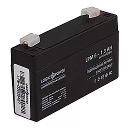 Акумуляторна батарея Logicpower LPM 6V 1.3Ah AGM (LP4157) - мініатюра 2