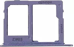 Держатель (лоток) Сим карты Samsung Galaxy J6 J600 / Galaxy J8 J810 и карты памяти Single SIM (SIM2) Lavender