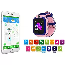Смарт-часы AmiGo GO002 iP67 Pink - миниатюра 11 Смарт-часы AmiGo GO002 iP67 Pink - миниатюра 11