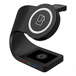 Док-станція зарядний пристрій EasyLife Y36 Magnetic Suction Wireless Charger 3-in-1 Black