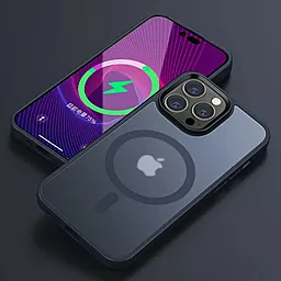 Чехол Epik Metal Buttons with MagSafe Colorful для Apple iPhone 12 Pro Max Blue - миниатюра 2