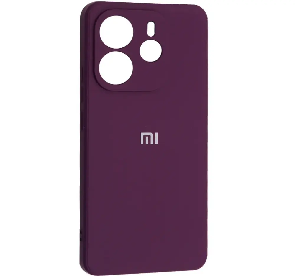 Чохол Silicone Case Full для Xiaomi Redmi Note 14 4G Grape - фото 1