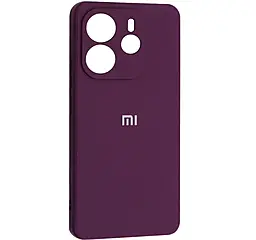 {"ru": "Чехол", "uk": "Чохол"} Silicone Case Full для Xiaomi Redmi Note 14 4G Grape